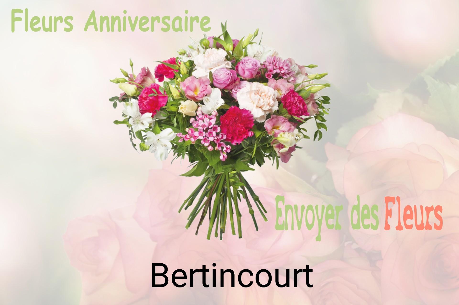 Bouquet de fleurs d’anniversaire livré à Bertincourt